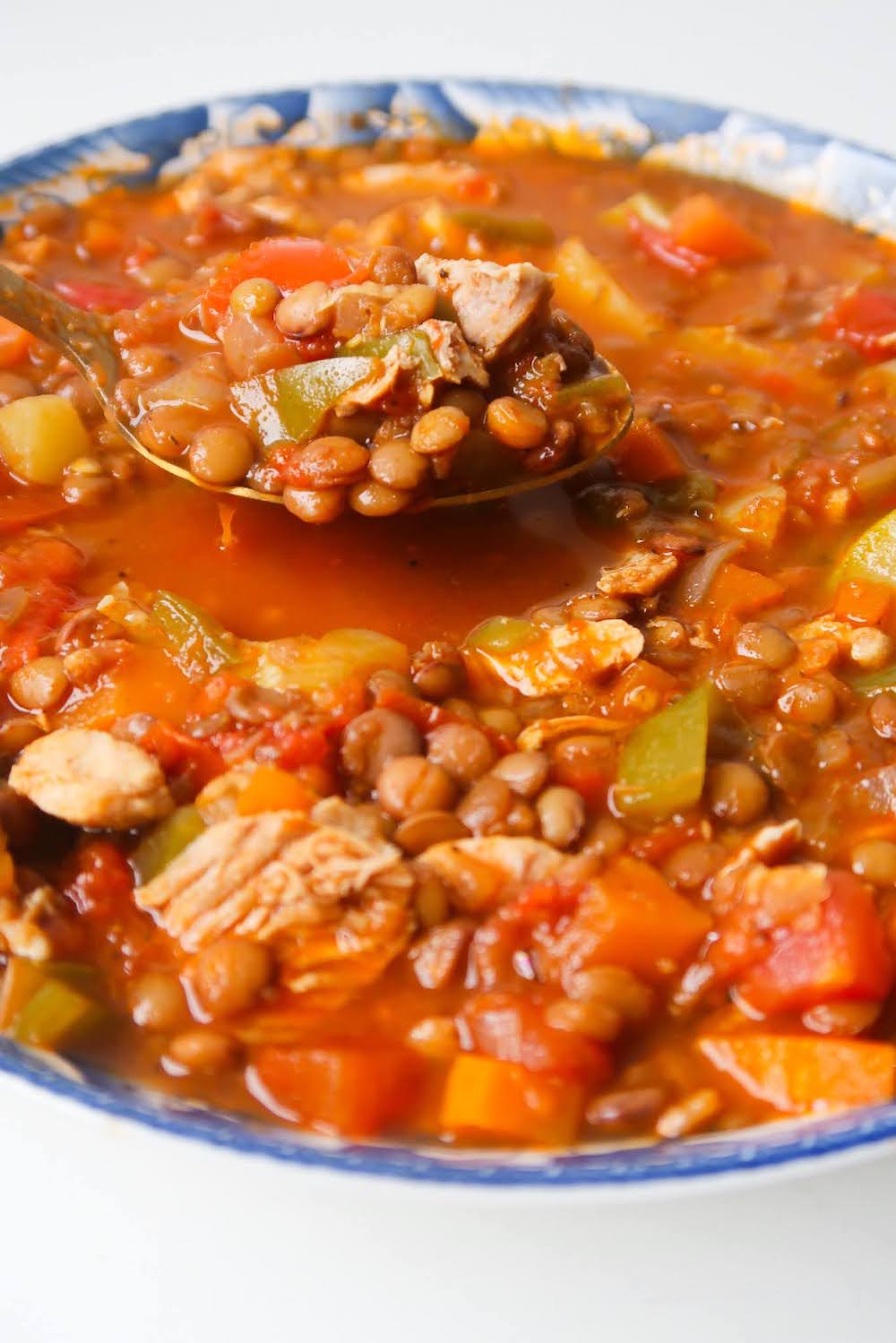 Read more about the article Lentil Chicken Soup Recipe – Beauty Bites