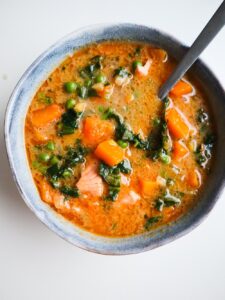 Read more about the article Healthy Salmon Butternut Squash Soup