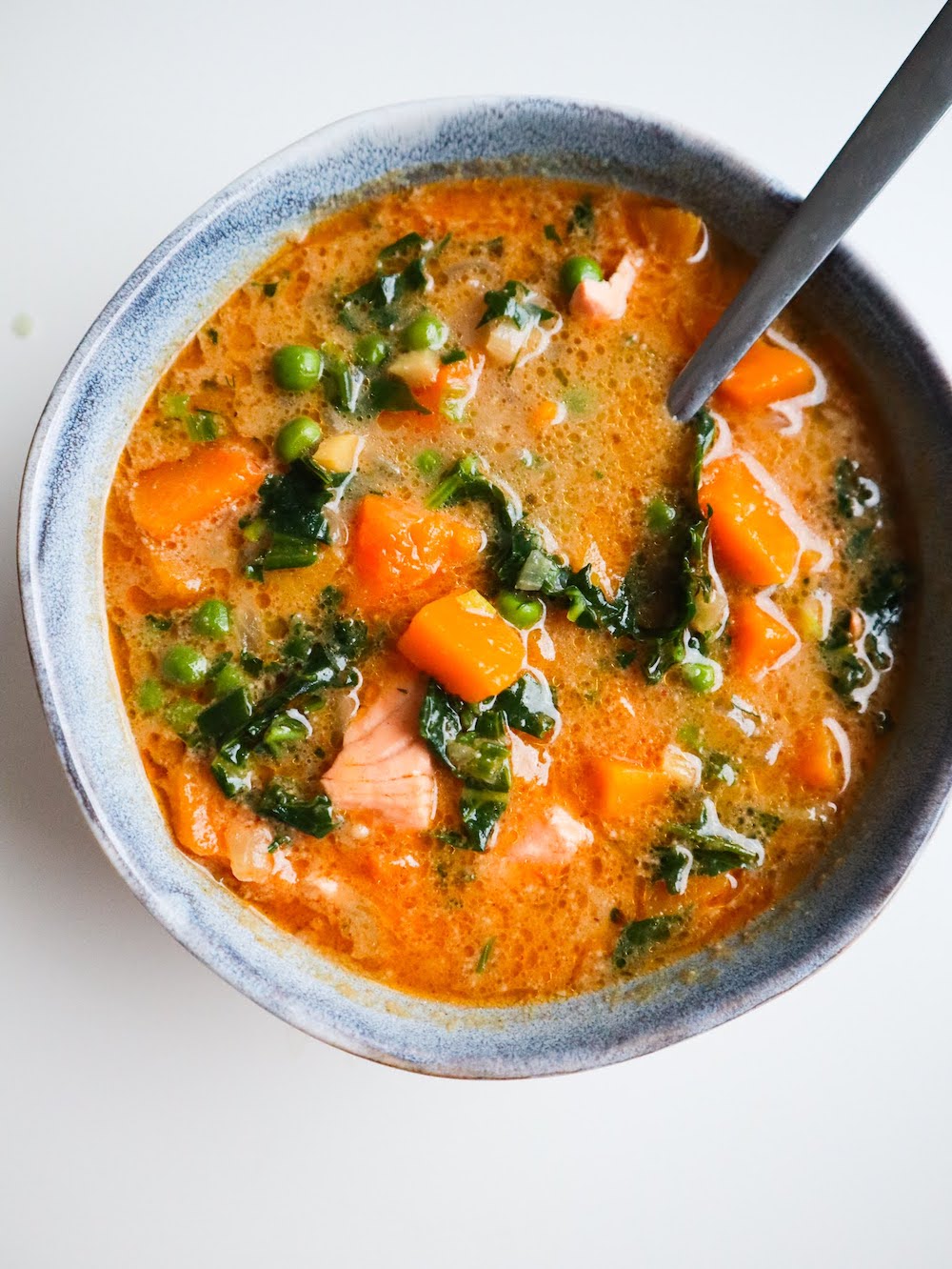 Read more about the article Healthy Salmon Butternut Squash Soup